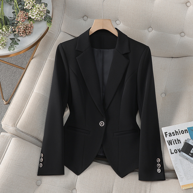 新しいファッション女性フォーマルブレザー女性赤白黒オフィスス - Women Formal Wear Business のレビューと価格