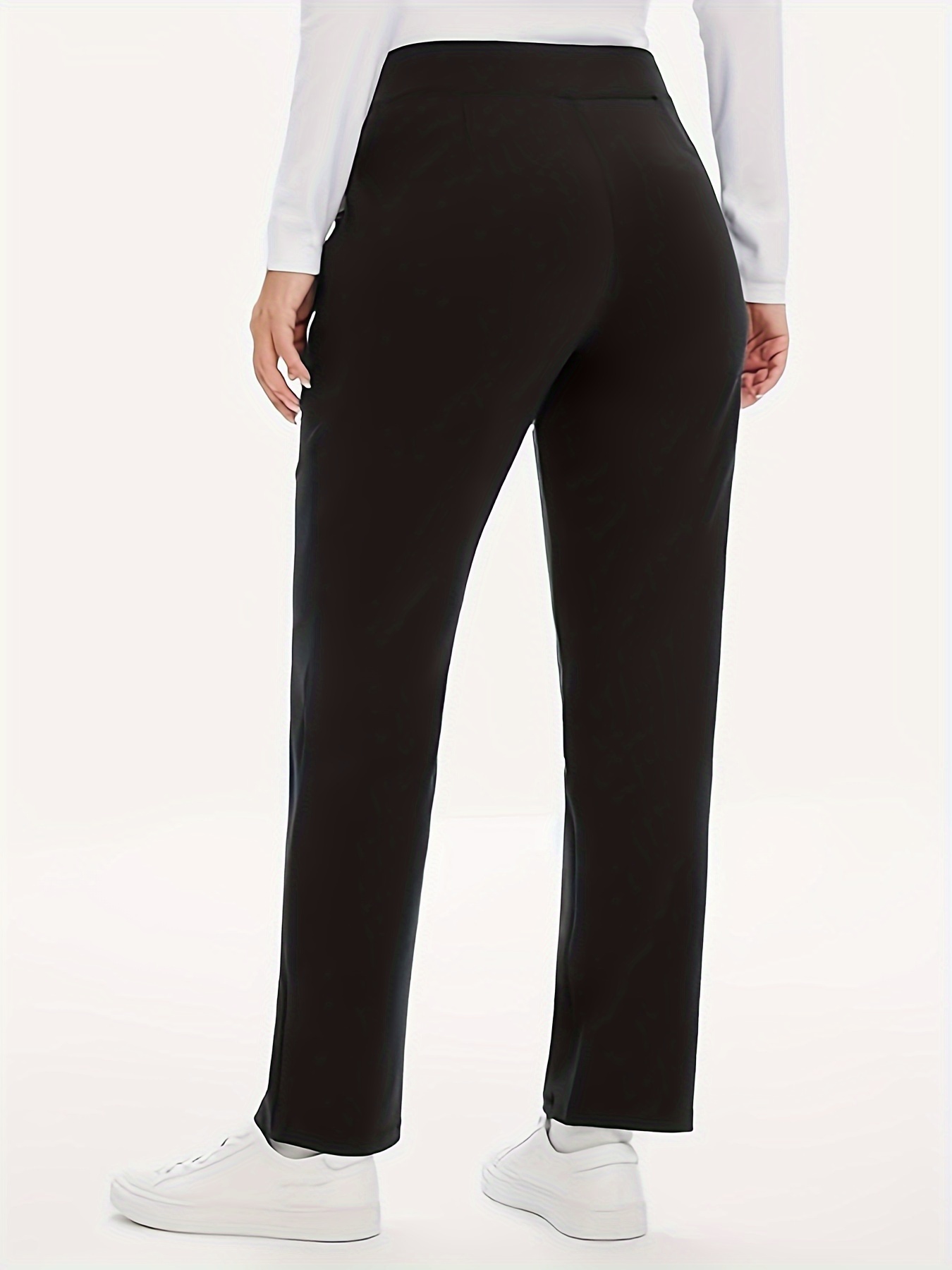 レディースニット生地単色ストレートパンツ、プラスサイズのビジ - Women Formal Wear Business のレビューと価格