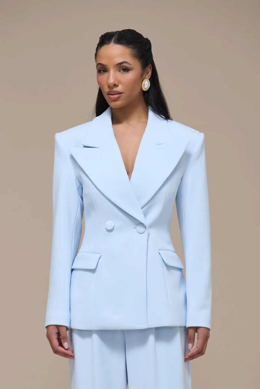 春秋の女性スーツ 2 ピースブレザーパンツダブルブレストフォ - Women Formal Wear Business のレビューと価格