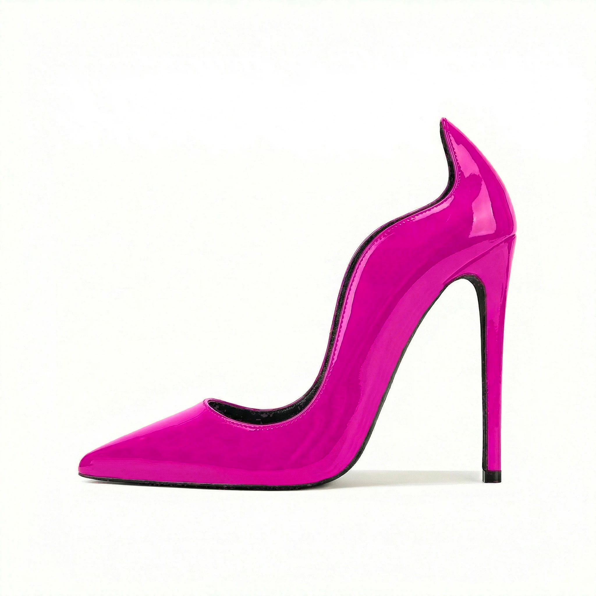 新しい春のポインテッドトゥスティレットシングルシューズパテン - Slingback Heel Formal のレビューと価格
