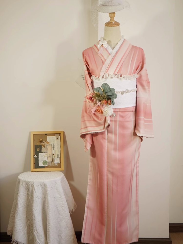 女性用日本風フォーマル着物 二重構造の伝統的な浴衣 ヴィンテ - Formal Wear Japan Women のレビューと価格