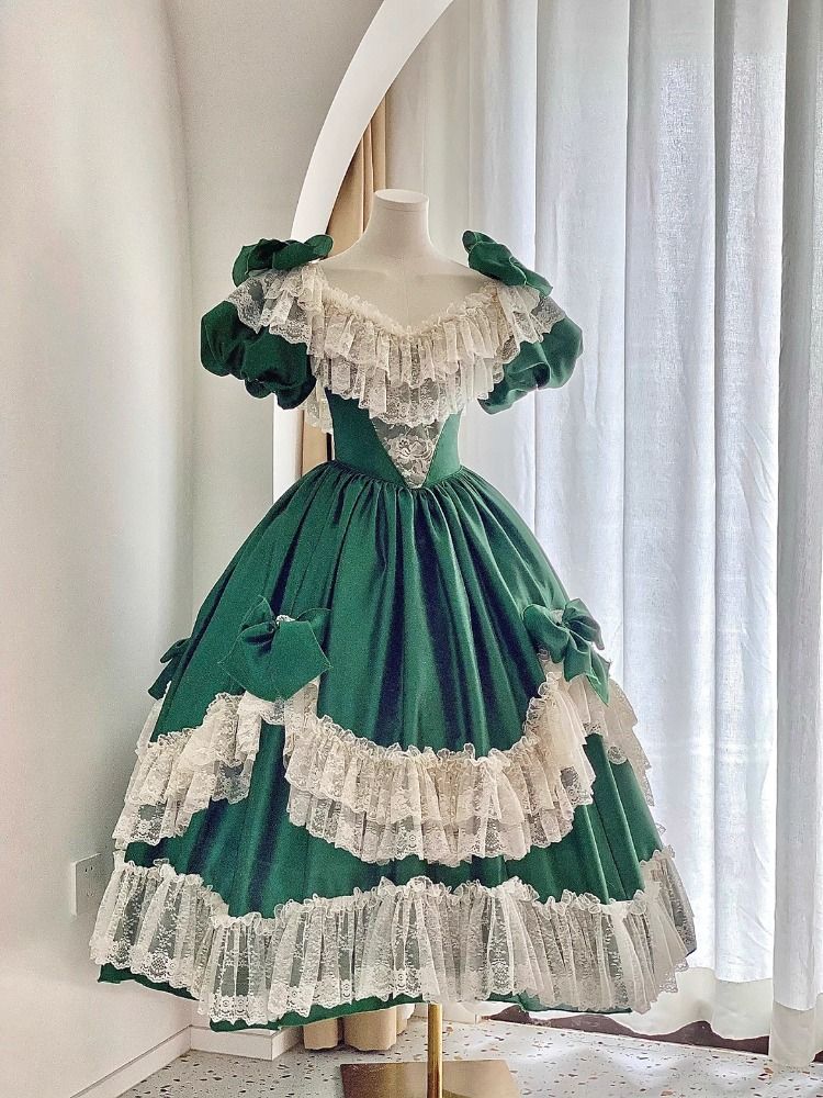 歴史的なビクトリア朝風ロリータ南北戦争時代のイブニングドレス - Victorian Women'S Formal Wear のレビューと価格