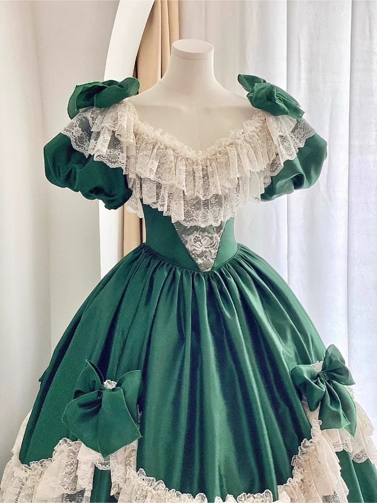 歴史的なビクトリア朝風ロリータ南北戦争時代のイブニングドレス - Victorian Women'S Formal Wear のレビューと価格