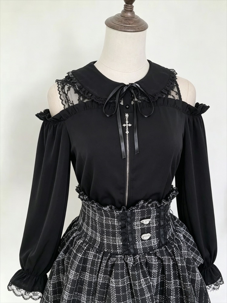 スイート JK ブラウス レディース 日本製 カワイイ ロリ - Formal Wear Japan Women のレビューと価格